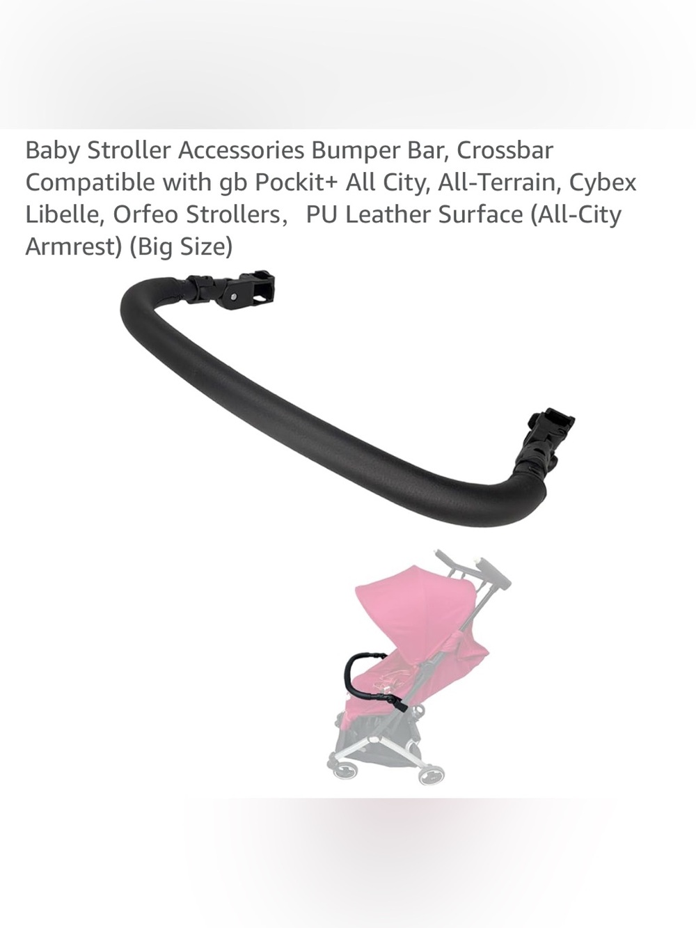 Baby Stroller Accessories Bumper Bar